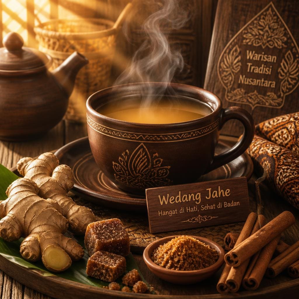 WEDANG JAHE Warkop Fresh dengan rasa jahe hangat